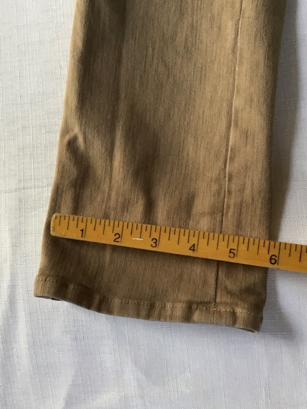 MOTHER Women’s Mid Rise Dazzler Cargo Ankle Jeans in Tan Size 25 Stretch - Picture 10 of 10